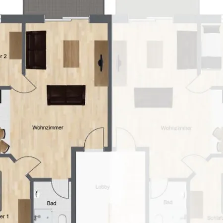 Anker Mit Umzaeunter Sonnenterrasse アパート *